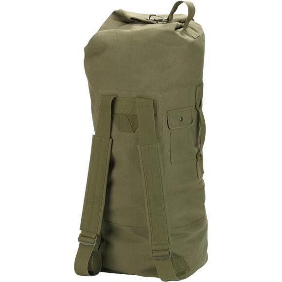 Canvas Double Strap Duffle Bag: 89.6L Capacity for Durability - Picture 1 of 7
